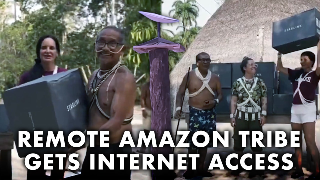 Remote Amazon Tribe Gets Internet Access . . . You ALREADY KNOW What Happens Next!